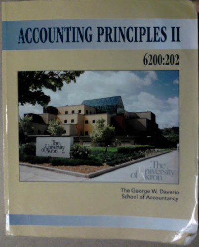 Book Accounting Principles II - 6200:202 [The University of Akron] free