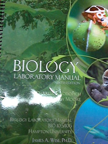 Book Biology Laboratory Manual 9th Edition (Hampton Uni free