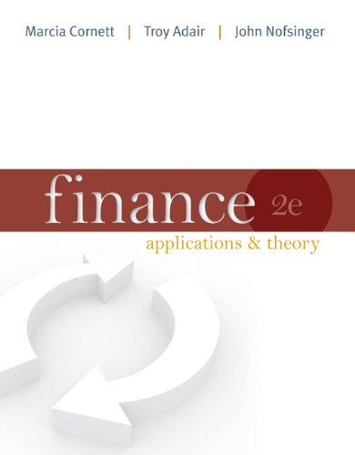 Book Finance: Applications and Theory with Connect Plus free