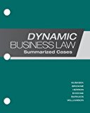 Book Loose-leaf Dynamic Business Law: Summarized Cases free