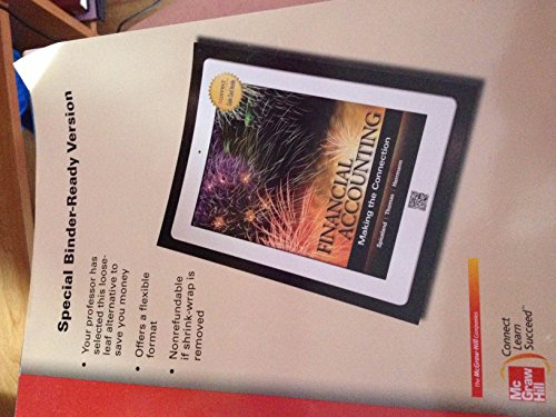 Book Loose-Leaf Version Financial Accounting: Making the Connection free