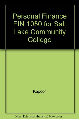 Book Personal Finance FIN 1050 for Salt Lake Community College free