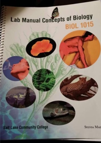 Book lab manual concepts of biology BIOL 1015 salt lake community college free