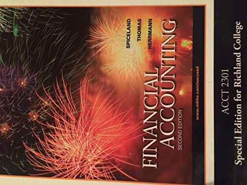 Book Financial Accounting (Second Edition) (Financial Accounting, , Acct. 2301 Special Edition for Richland College) free