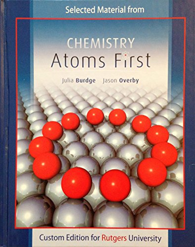 Book Chemistry: Atoms First with Connect (Custom Edition for Rutgers University) free