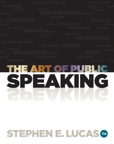Book By Stephen E Lucas - The Art of Public Speaking with Connect Plus Access Card (11th Edition) free