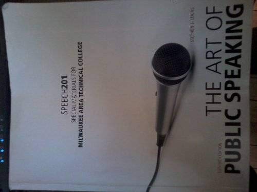 Book The Art of Public Speaking 11th Edition Speech 201 free
