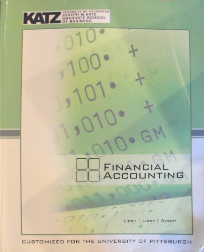 Book Financial Accounting (Customized for the University of Pittsburgh) free