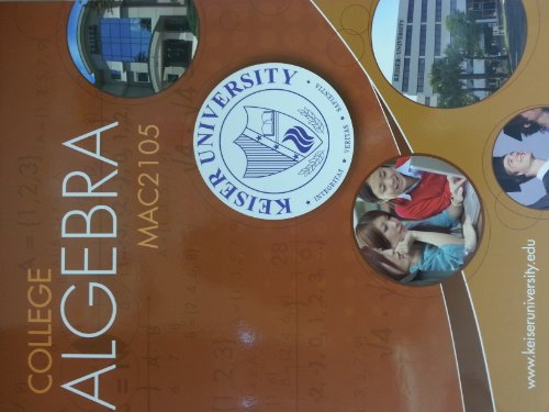 Book College Algebra Mac2105 free