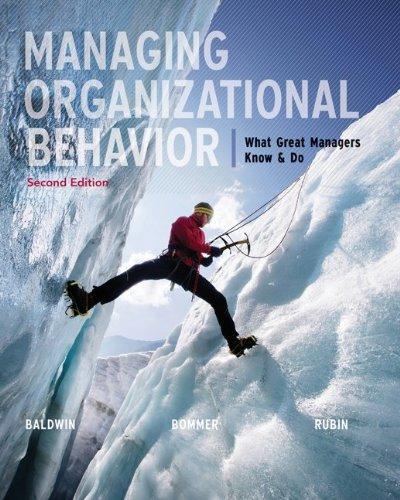 Book Managing Organizational Behavior with Connect Plus free