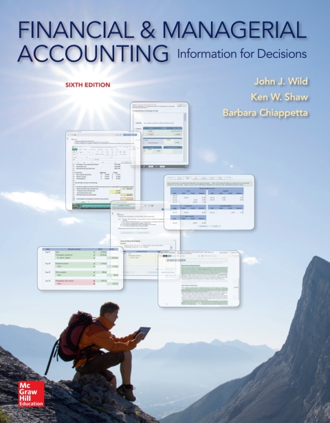 Book Financial and Managerial Accounting: Information for Decisions free