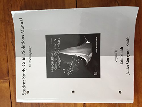 Book Student Study Guide/solutions Manual to Accompany Principles of General, Organic, & Biological Chemistry free
