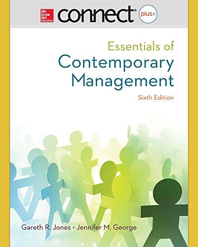 Book Connect 1-Semester Access Card for Essentials of Contemporary Management free