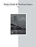 Book Study Guide and Working Papers for College Accounting (A Contemporary Approach) free