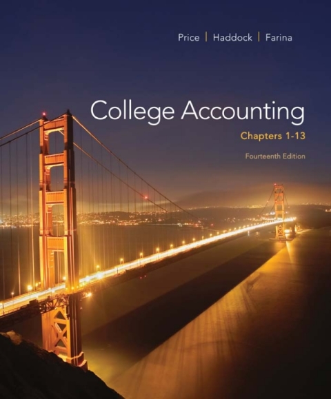 Book College Accounting, (Chs. 1-13) free