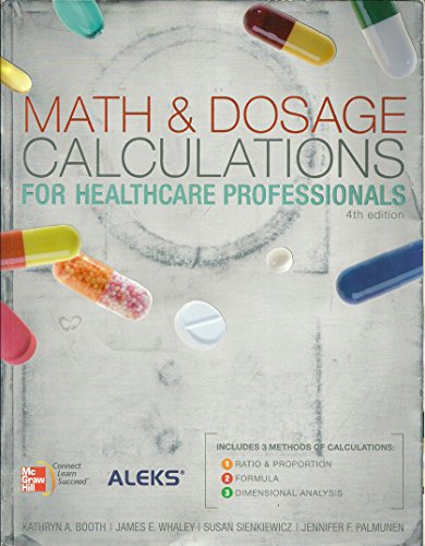 Book Math & Dosage Calculations for Healthcare Professionals free