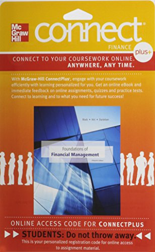 Book Connect 1-Semester Access Card for Foundations of Financial Management free