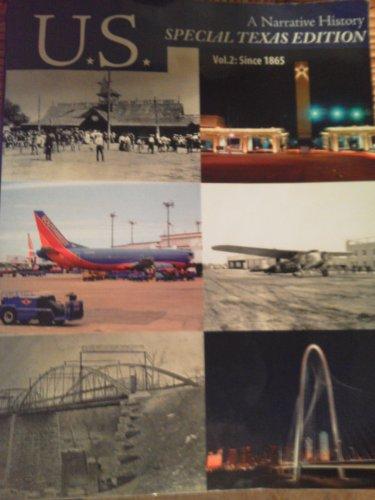 Book U.S. A. Narrative History. Vol. 2: Since 1865 Special Texas Edition free
