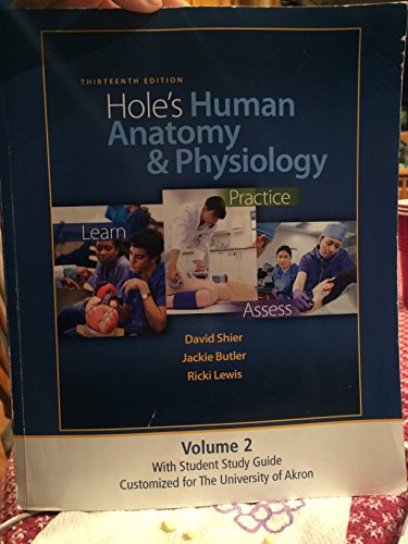 Book Hole's Human Anatomy And Physiology (customized For The University Of Akron) free