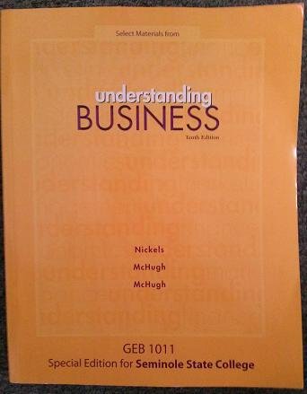 Book Understanding Business Tenth Edition GEB 1011 Special Edition for Seminole State College free