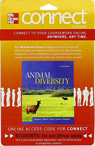 Book Connect Zoology 1 semester Access Card for Animal Diversity free