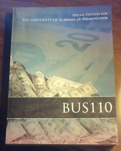 Book BUS 110 Special Edition for the University of Alabama at Birmingham free