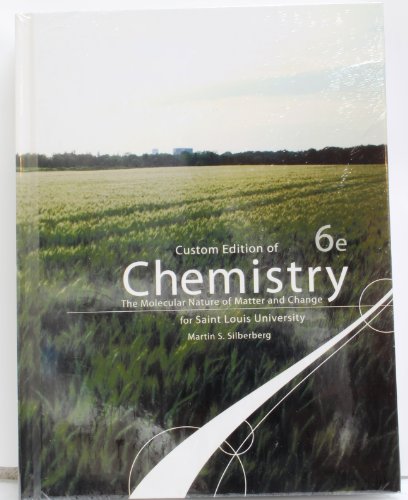 Book Custom Edition of Chemistry The Molecular Nature of Matter and Change for Saint Louis University 6e With Online Access Card free