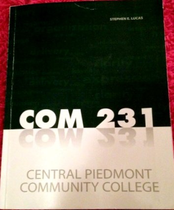 Book COM 231 (COM 231 Central Piedmont Community College Edition) free