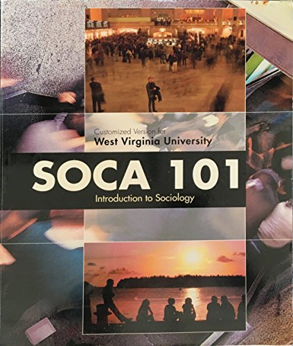 Book SOCA 101: Introduction to Sociology (Customized for West Virginia University) free