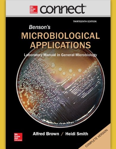 Book Connect Microbiology Access Card for Benson's Microbiology Applications free