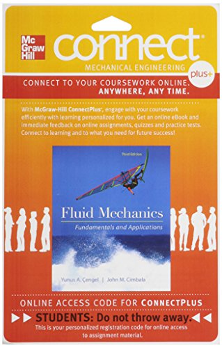 Book Connect 1 Semester Access Card for Fluid Mechanics Fundamentals and Applications free