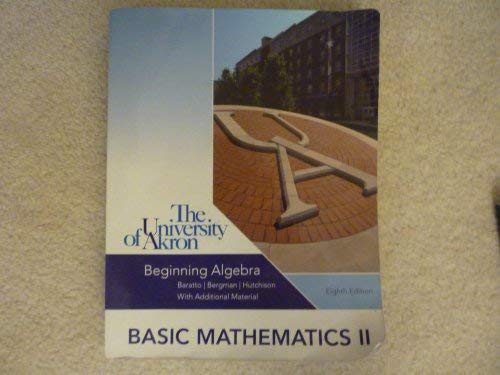 Book BEGINNING ALGEBRA >CUSTOM< free