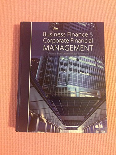 Book Business Finance & Corporate Financial Management (California State University, San Bernardino) free