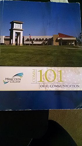 Book Comm 101 Oral Communication from The Art of Public Speaking for Mira Costa College with Online Access Card by Stephen E. Lucas (2012-05-03) free