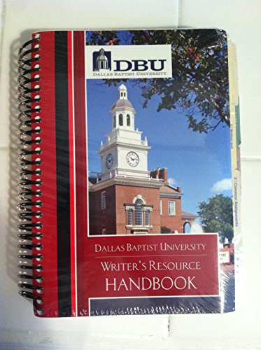 Book Dallas Baptist University Writer's Resource Handbook free