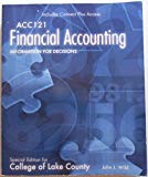 Book ACC 121 Financial Accounting Information for Decisions (Special Edition for College of Lake County) free