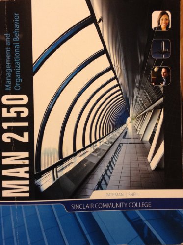 Book Management and Organizational Behavior, MAN 2150, Sinclair Community College free