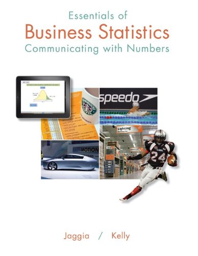 Book Studyguide for Essentials of Business Statistics by Jaggia, Sanjiv, ISBN 9780077723613 free