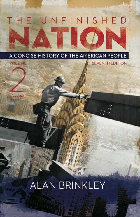 Book The Unfinished Nation: A Concise History of the American People Volume 2 free