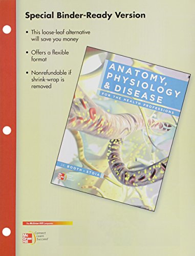 Book Loose Leaf for Anatomy, Physiogy and Disease for Health Professions free