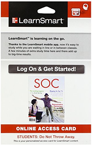 Book Learnsmart Access Card for Soc 2013 free