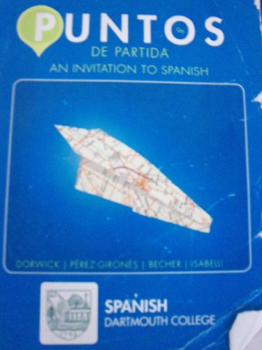 Book Puntos De Partida: An Invitation to Spanish [9e] (Dartmouth College) free