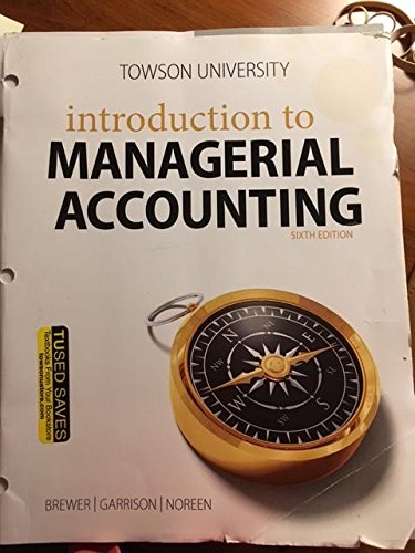 Book Introduction to Managerial Accounting with Connect and Study Guide & Workbook Sixth Edition free