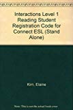 Book Interactions Level 1 Reading Student Registration Code for Connect ESL (Stand Alone) free