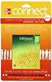 Book Mosaic Level 1 Student Registration Code for Connect ESL (Stand Alone) free