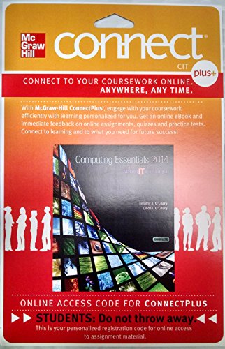 Book Connect Access Card for Computing Essentials 2014 Complete free