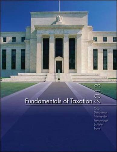 Book MP Fundamentals of Taxation 2013 Edition with TaxAct Software free