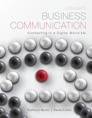 Book Lesikar's Business Communication: Connecting in a Digital World with ConnectPlus free