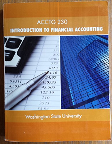 Book Acctg 230: Introduction to Financial Accounting free