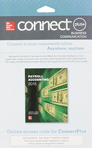 Book Connect 1-Semester Access Card for Payroll Accounting 2015 free